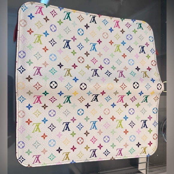 🧡🤍HOST PICK Beautiful Louis Vuitton Multicolor Insolite Wallet WhiteOrange🧡🤍 - Picture 17 of 17